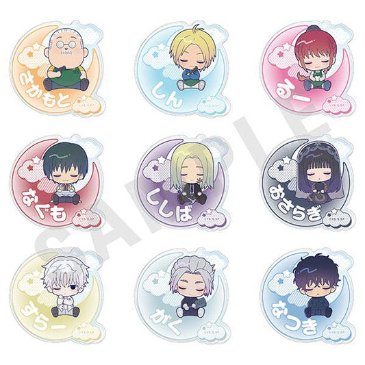 [預訂] 「SAKAMOTO DAYS 坂本日常」 Q版晚安系列 交換姓名徽章 9個入套裝《25年12月預約》