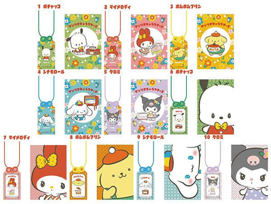 [Pre-order] Sanrio character retro amulet style keychain 10 pieces in BOX (food toys) "December 24 pre-order"