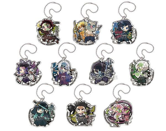 [Pre-order] Pita!Deformed anime "Demon Slayer" sword! 10 keychains in BOX "Reservation for October 24"