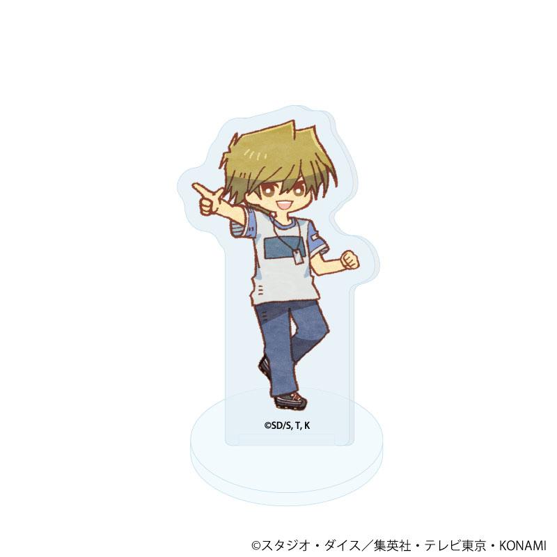 遊戲王怪獸之決鬥 復古插圖風 城之内克也 壓克力立牌 指向前方