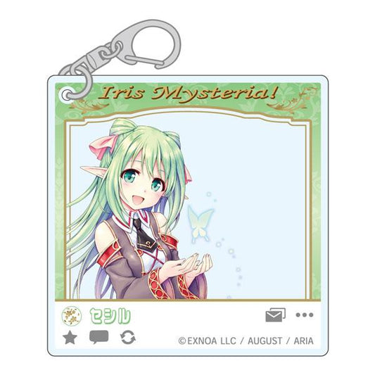 [Pre-order] Secret of Alice! SNS style keychain Cecil "February 25 reservation"