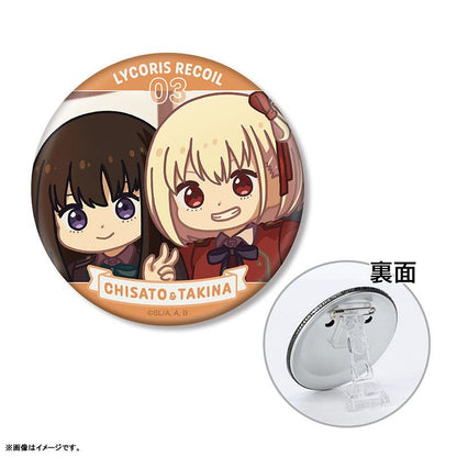 [預訂] TV動畫「Lycoris Recoil 莉可麗絲」 錦木千束＆井之上瀧奈 Yuru Koma 3WAY徽章 ver.D《25年9月預約》