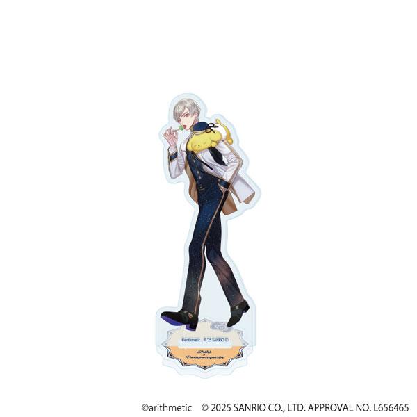 [預訂] 神樂坂四季立牌，身穿星空服裝，肩上有布甸狗。