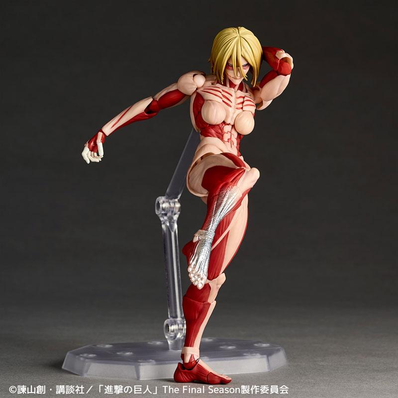 [期間限定](特典) REVOLTECH Amazing Yamaguchi 進擊的巨人 女型巨人（再販）《26年4月預約》