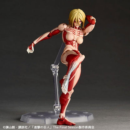 [期間限定](特典) REVOLTECH Amazing Yamaguchi 進擊的巨人 女型巨人（再販）《26年4月預約》
