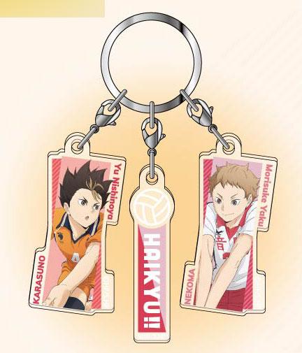 [Pre-order] 3 mini keychain volleyball boys! ! 05 Nishitani Yu and Yaku Weisuke "Reservation for October 24"