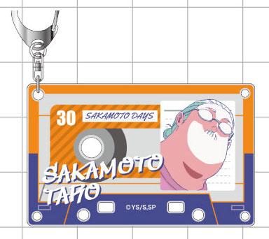 坂本太郎A鑰匙扣，坂本日常LetterColle01系列，磁帶設計。