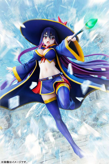 [預訂] 紅戰士伊多拉·阿波羅 1/7 完成品模型，手持法杖，藍色魔法師服裝造型。