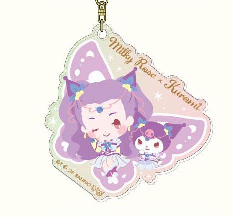 [Pre-order] Aurora Keychain Yes! PreCure 5GoGo! ×Sanrio Character 06 Purple Angel×Kuromi "Reservation for February 25"