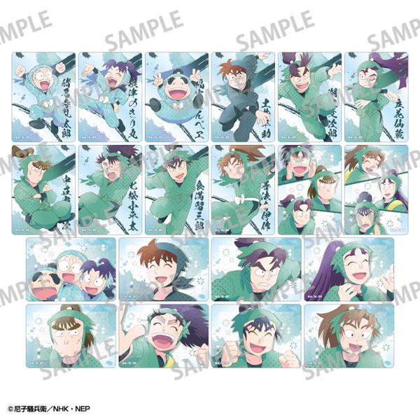 忍者亂太郎 KamiAni TOUCH2 10Pack入套裝圖：展示了套裝中的多個角色設計。