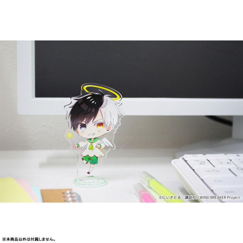 [預訂] 防風少年 櫻遙 天使與惡魔ver.立牌，手持星星，頭戴光環。