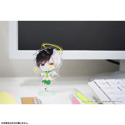 [預訂] 防風少年 櫻遙 天使與惡魔ver.立牌，手持星星，頭戴光環。