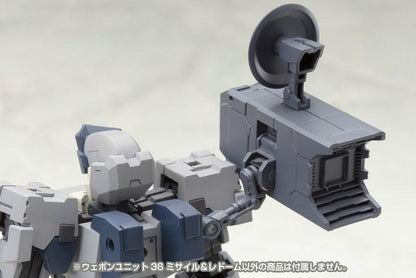 [Pre-order] MSG Modeling Auxiliary Weapon Unit 36 ​​Missile &amp; Radome (Resale) "Pre-order July 24"