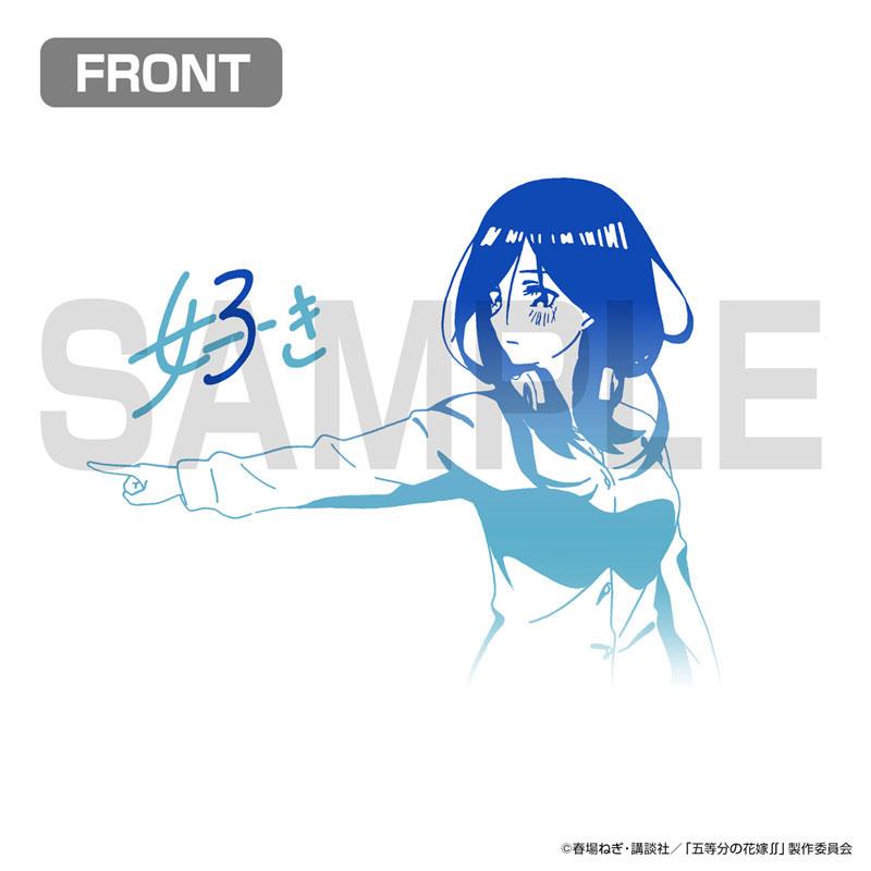 [預訂] 五等分的花嫁∬ 中野三玖 Emotional T恤/WHITE-L《25年8月預約》