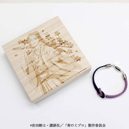 [預訂] TV動畫『青之壬生浪』 京組紐手鍊(桐木盒裝) 沖田總司 紫《25年6月預約》