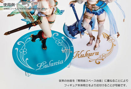 [預訂] VERTEX ORIGINAL 精靈村專用省空間臺座，藍色Lulunia和白色Kukuru兩款。