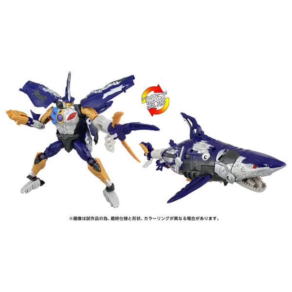 [預訂] 變形金剛 AOTP-15 天鯊，機器人型態及鯊魚型態展示。