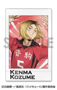 排球少年！！角色收藏第9彈，其中一款人物角色卡片，身穿紅色球衣。