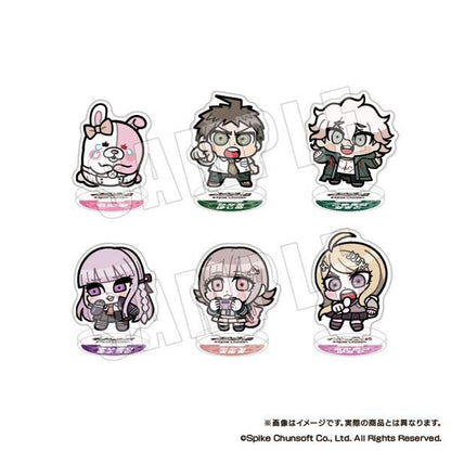 [預訂] 槍彈辯駁系列×Bkub 小小立牌 Vol.2，一組六個立牌的展示圖。