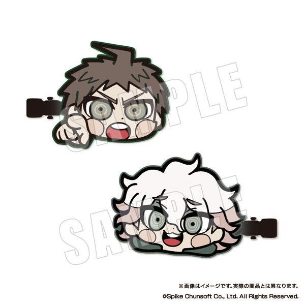 [預訂] 槍彈辯駁系列×Bkub 瀏海夾套裝，日向創與狛枝凪鬥的Q版造型髮夾。