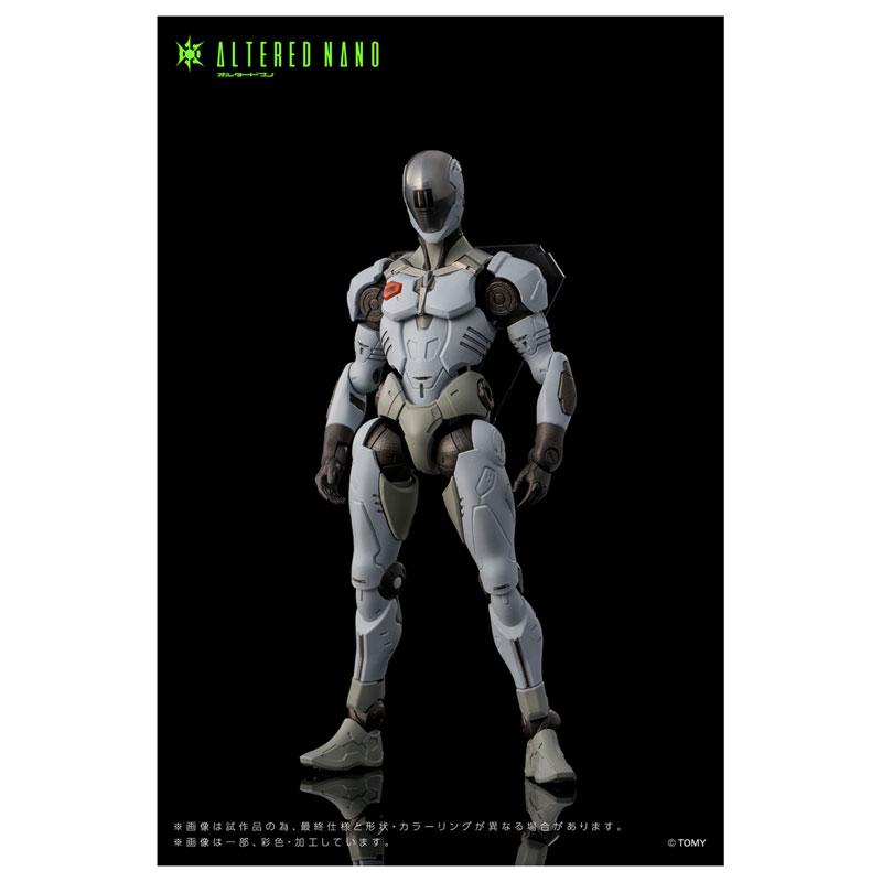 [預訂] Altered Nano AN-01 Alt FRIGATE〈護衛艦〉模型，白色裝甲人形站姿。