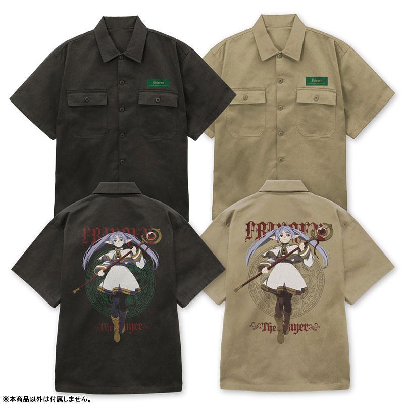 [預訂] 葬送的芙莉蓮 芙莉蓮 刺繡工作襯衫/GRAY-XL《25年9月預約》