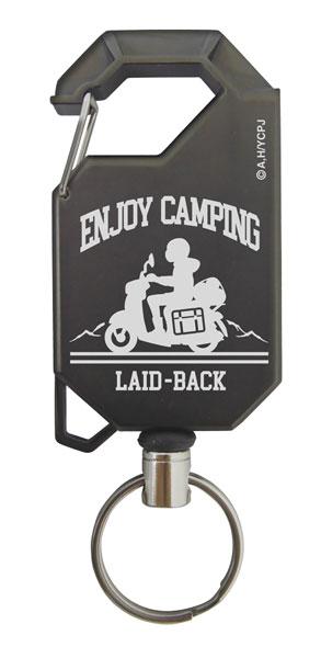 [預訂] 『搖曳露營△ SEASON3』 剪影機車 志摩凜 捲線鑰匙圈《25年12月預約》