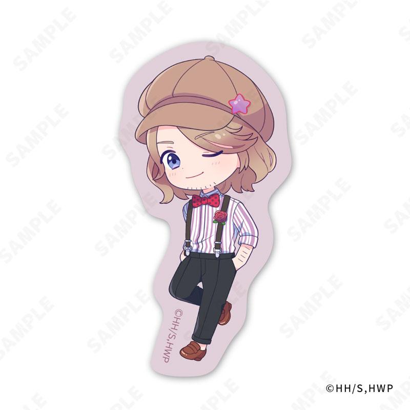 [預訂]義呆利 交換貼紙～Suspenders Style～其中一款設計，人物戴帽子，身穿吊帶褲。