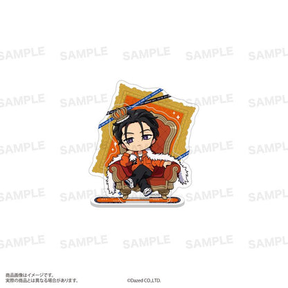 『魅力』立牌：伊藤文也玉座ver.，角色戴皇冠，悠閒地坐在華麗的寶座上。