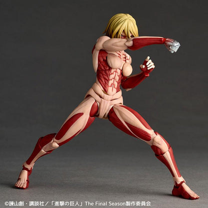 [期間限定](特典) REVOLTECH Amazing Yamaguchi 進擊的巨人 女型巨人（再販）《26年4月預約》