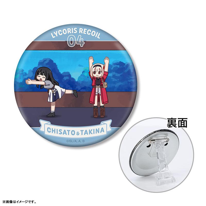 [預訂] TV動畫「Lycoris Recoil 莉可麗絲」 錦木千束＆井之上瀧奈 Yuru Koma 3WAY徽章 ver.E《25年9月預約》