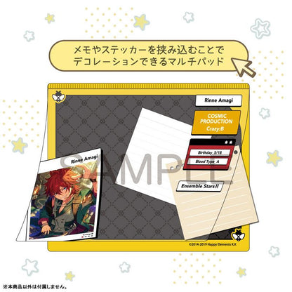 [預訂] 偶像夢幻祭 DECOPAD，天城燐音設計，包含角色圖案卡片和便籤。