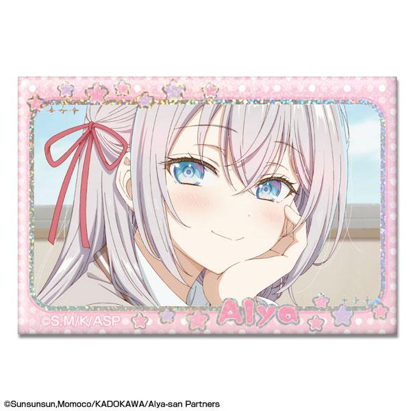 [預訂] 不時輕聲地以俄語遮羞的鄰座艾莉同學 全息徽章 設計01(艾莉/A)（再售）《25年5月預約》