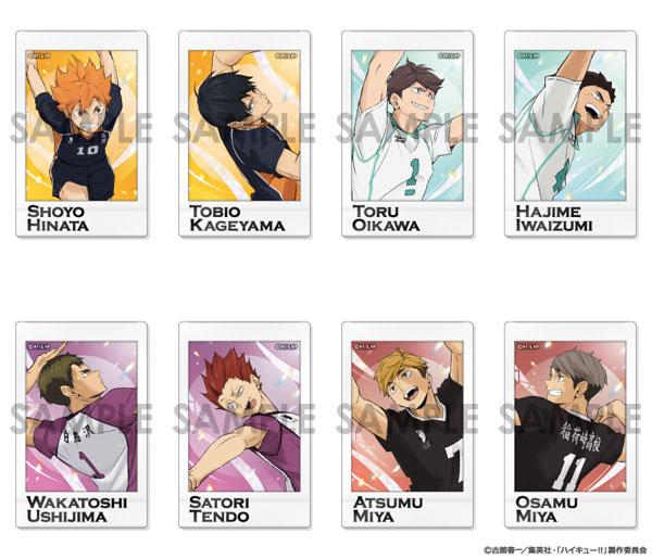 [預訂] 排球少年角色合照Collection第9彈BOX.A，展示其中八款角色卡片設計。
