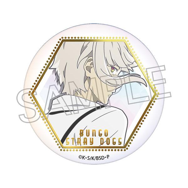 [預訂] 文豪Stray Dogs 燙金徽章，中島敦側面人像設計，金色邊框。