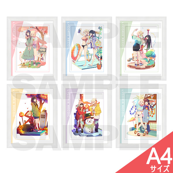 [期間限定]《莉可麗絲》短篇動畫 錦糸町丸井POP UP SHOP事後通販 A4 掛畫《25年8月預約》