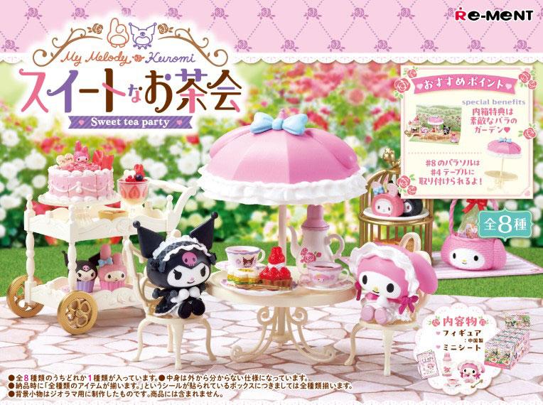 [Reservation] Sanrio My Melody・Kuromi Sweet Tea Party 8 pieces in BOX "Reservation for October 24"