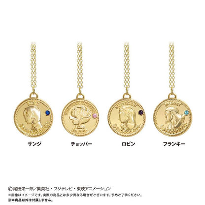 [預訂] ONE PIECE 海賊王 硬幣項鍊 Vol.6 山治《26年1月預約》
