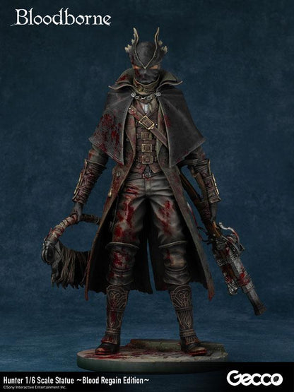 《Bloodborne》獵人 1/6 比例雕像 Blood Regain Edition。