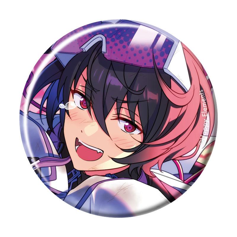 偶像夢幻祭 Collection徽章，笑容燦爛的動漫角色特寫。