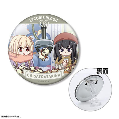 [預訂] TV動畫「Lycoris Recoil 莉可麗絲」 錦木千束＆井之上瀧奈 Yuru Koma 3WAY徽章 ver.G《25年9月預約》