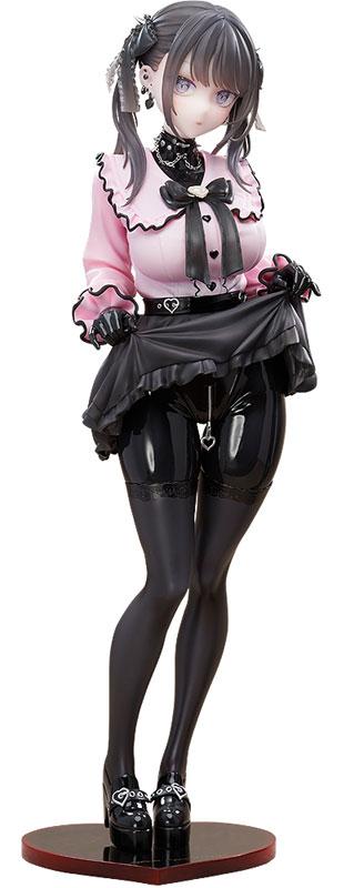 [預訂] SSR FIGURE「Dear My Rubber」黑川美羽豪華版 1/6 完成品模型：黑川美羽，粉色上衣，黑色裙子，黑色長襪。