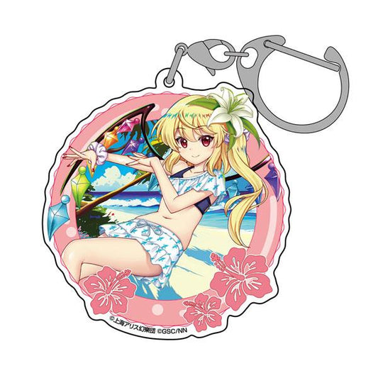 [Pre-order] Oriental LostWord Flandre Scarlet Acrylic Multifunctional Keychain Waterproof and Sunproof Vampire Sister Ver. "Reservation for November 24"