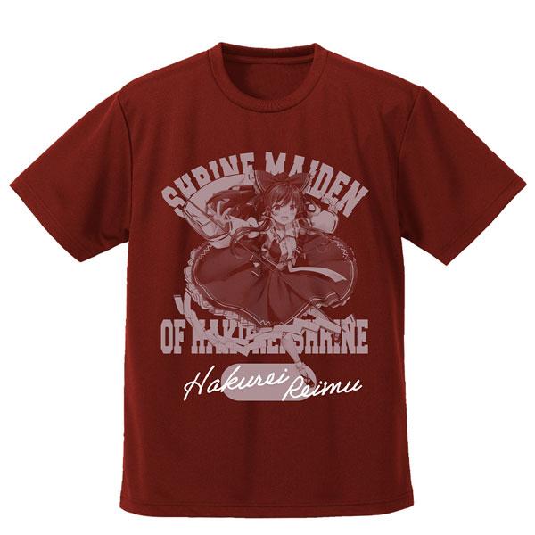 [預訂] 東方Project 博麗靈夢 吸濕排汗T恤 illust：Eri Natsume/BURGUNDY-M《25年8月預約》