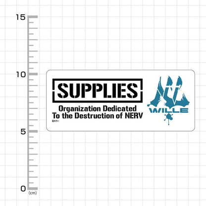[預訂] EVANGELION WILLE 戶外應對貼紙《25年4月預約》