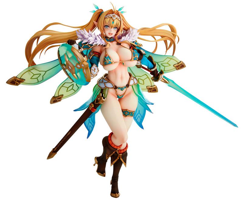 [預訂]精靈村露露妮婭1/6比例完成品模型，持劍盾，造型精美。