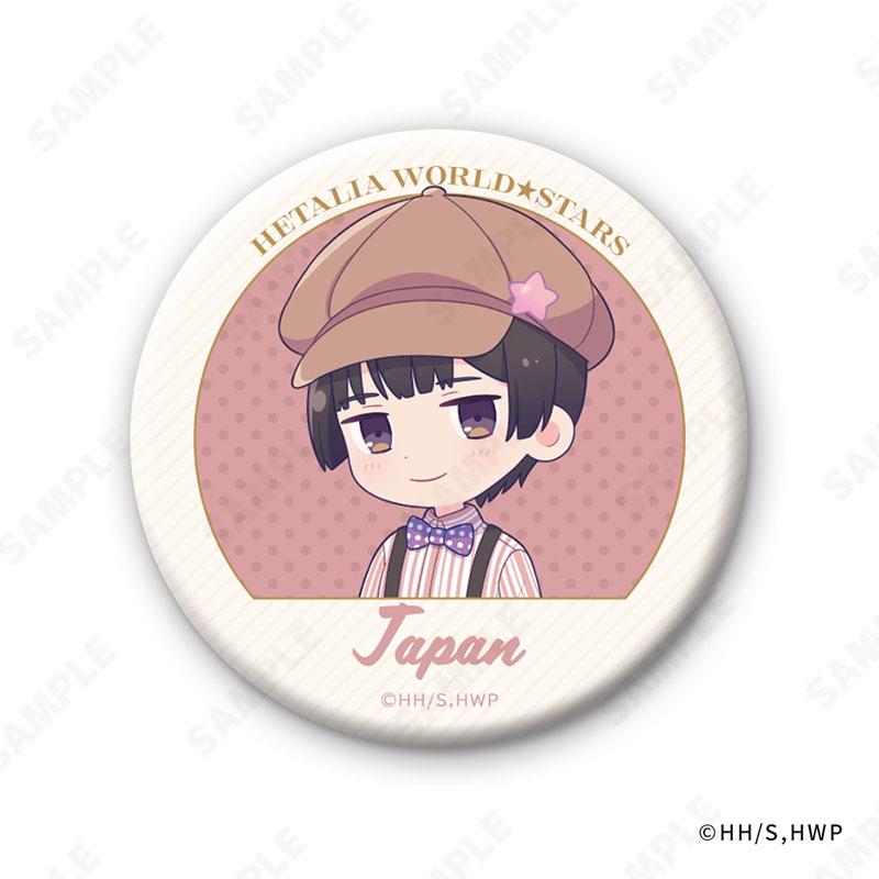 [預訂]義呆利吊帶Style交換徽章，角色戴帽子，襯衫搭配吊帶和領結，12個入BOX其中一款設計。