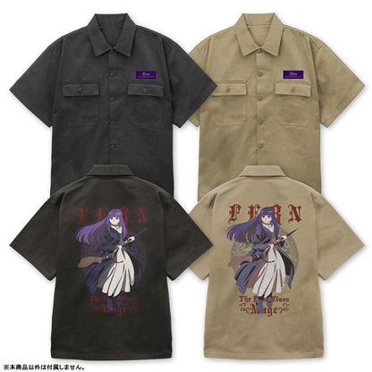 [預訂] 葬送的芙莉蓮 菲倫 刺繍工作襯衫/SAND KHAKI-XXL《25年9月預約》