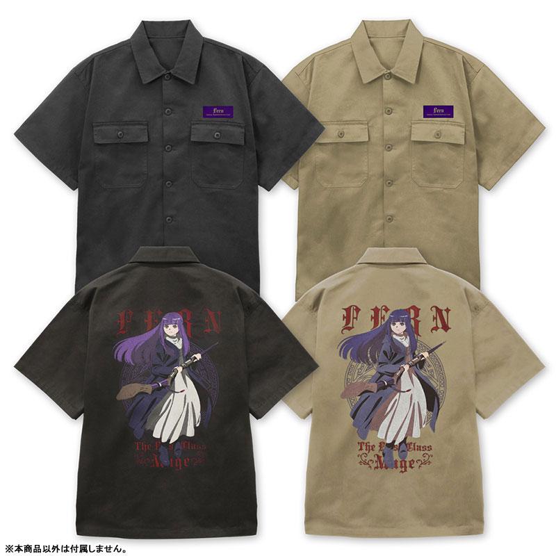 [預訂] 葬送的芙莉蓮 菲倫 刺繡工作襯衫/SAND KHAKI-XL《25年9月預約》