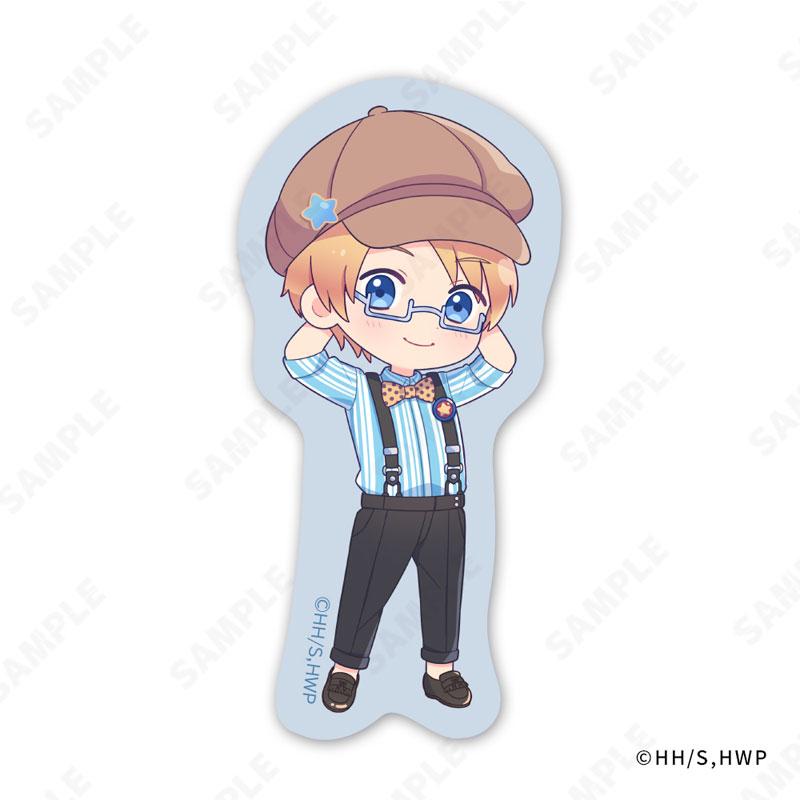 義呆利交換貼紙～Suspenders Style～，頭戴帽子、配戴吊帶的卡通人物立繪。